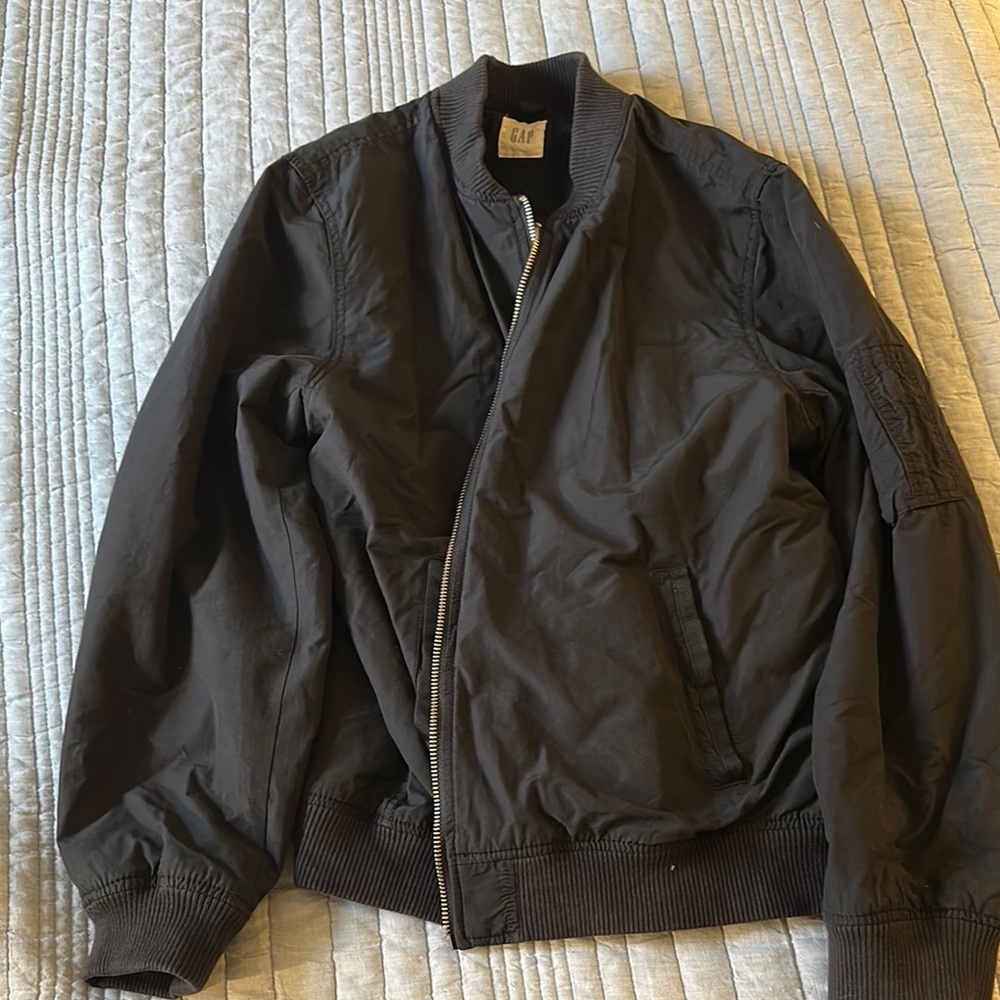 Men's Black Bomber Jacket